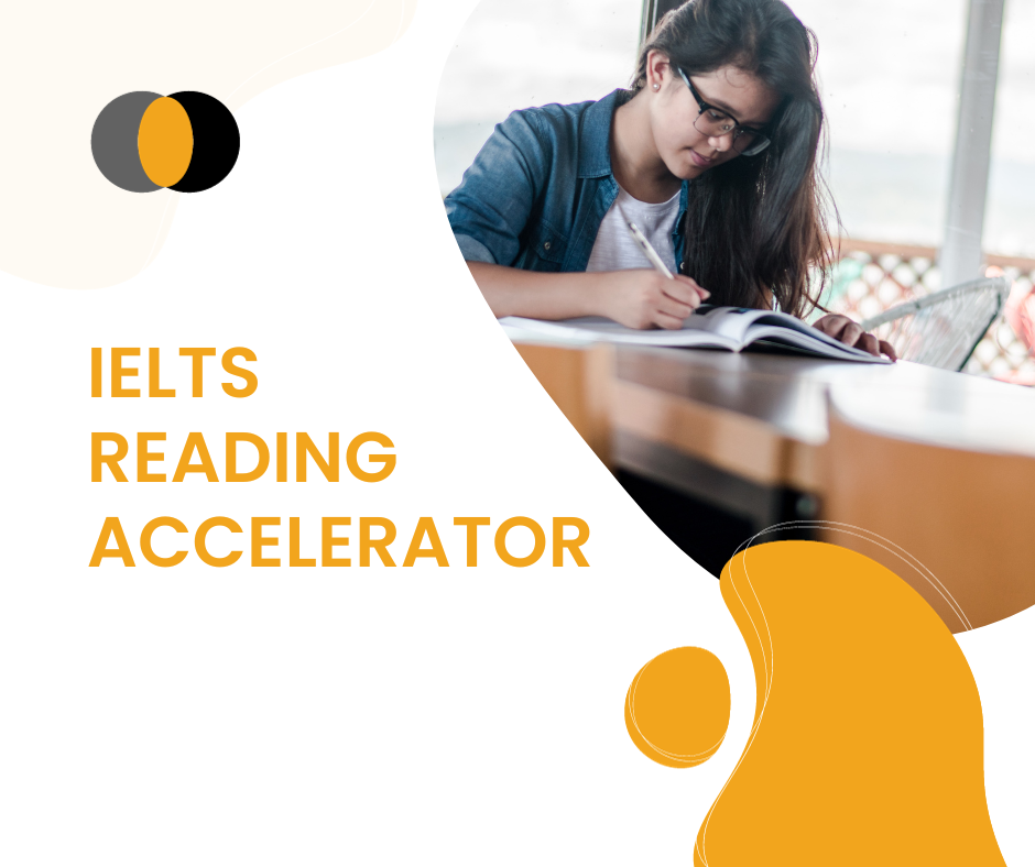 IELTS Reading Accelerator course cover